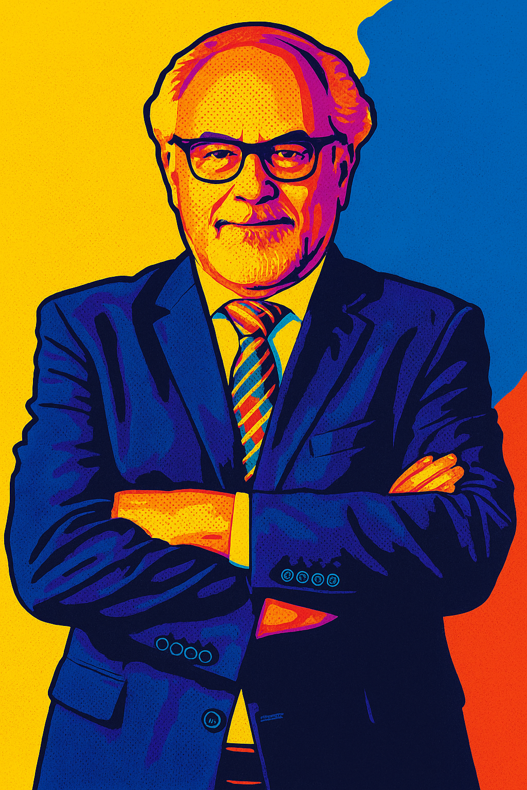 Gottfried Kraft – künstlerisches Pop-Art-Porträt